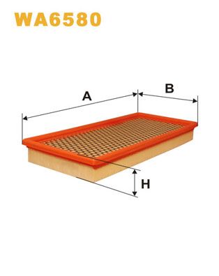 WIX FILTERS Воздушный фильтр WA6580